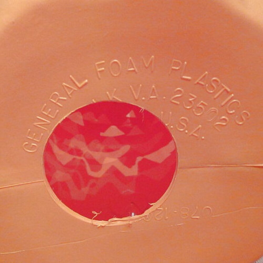 Vtg Halloween Blow Mold Light-Up Jack O Lantern Pumpkin XL 16" Yard Home Decor - Picture 10 of 12